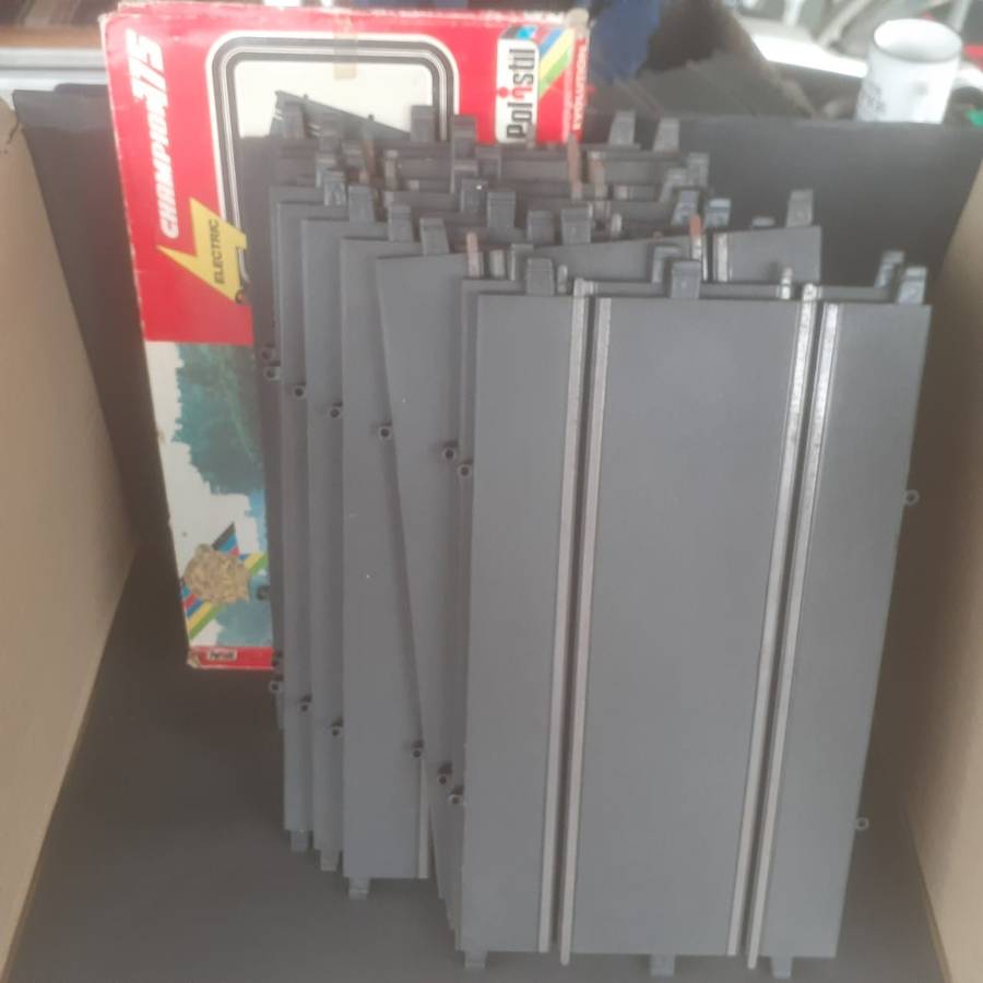 One Lot of Polistil Track and Accessories