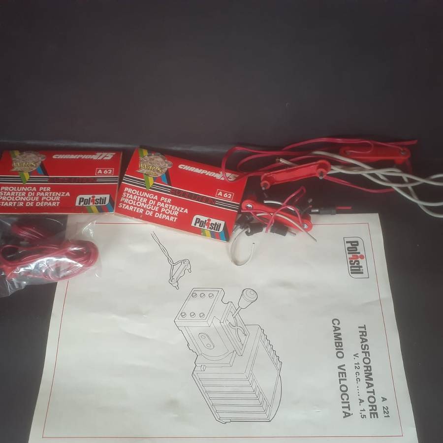 One Lot of Polistil Track and Accessories