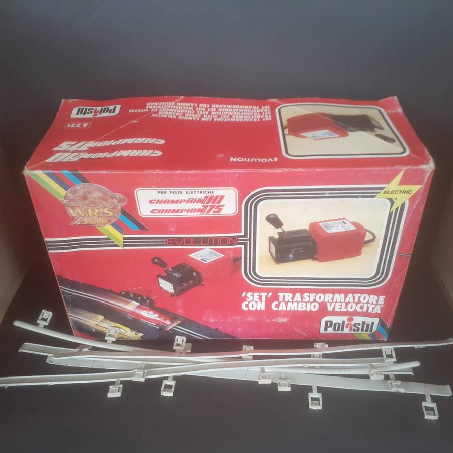 One Lot of Polistil Track and Accessories