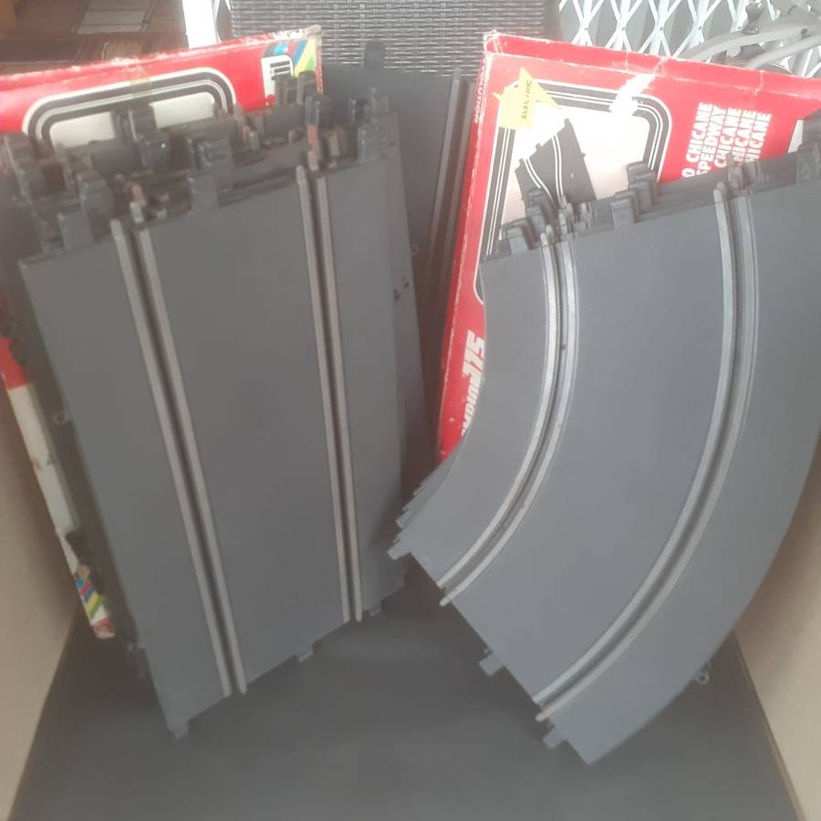 One Lot of Polistil Track and Accessories