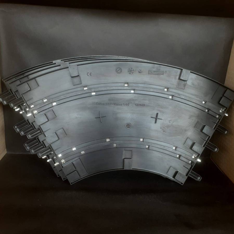 4 x Carrera 127629 Curve 1/60deg