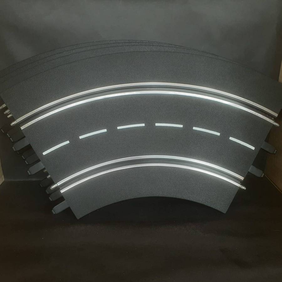 4 x Carrera 127629 Curve 1/60deg