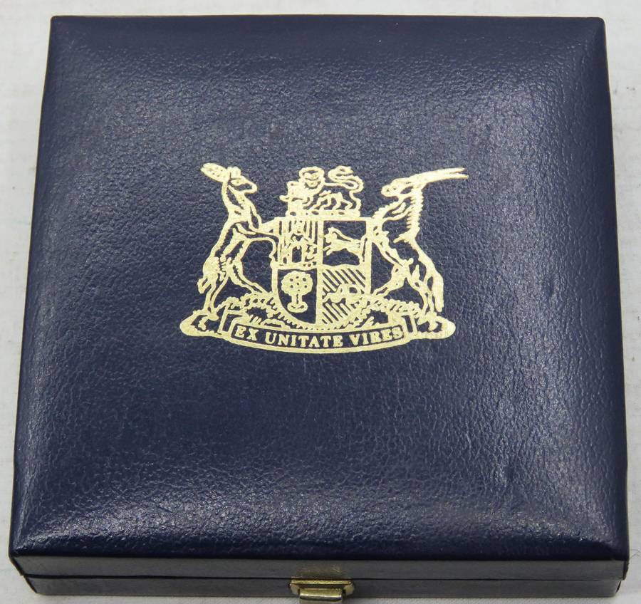 1989 Republic of South Africa Silver Proof R1 encapsulated as issued and in SAM Box-3 Available