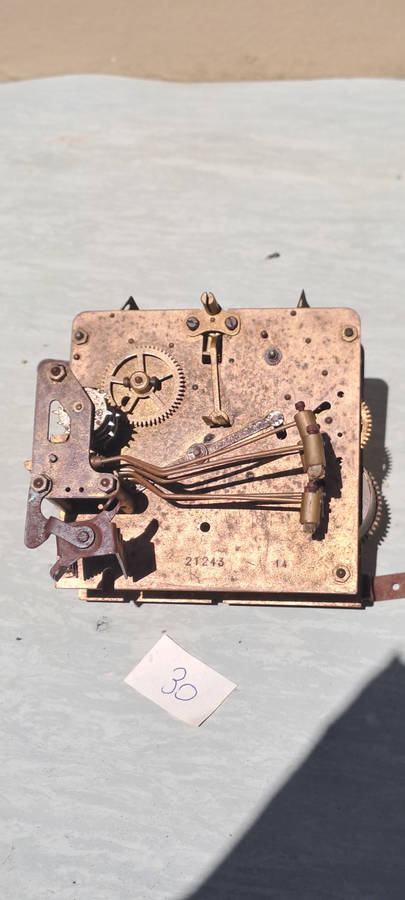 mantle clock movement i think. for spares or repairs