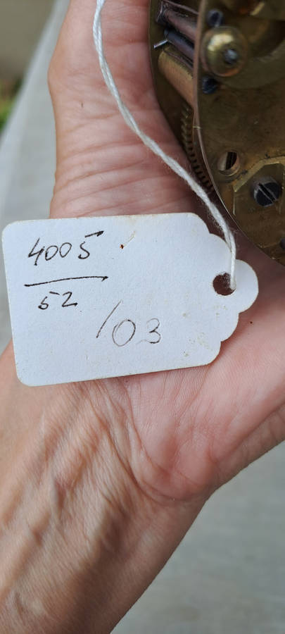 Japy Feres clock movement French