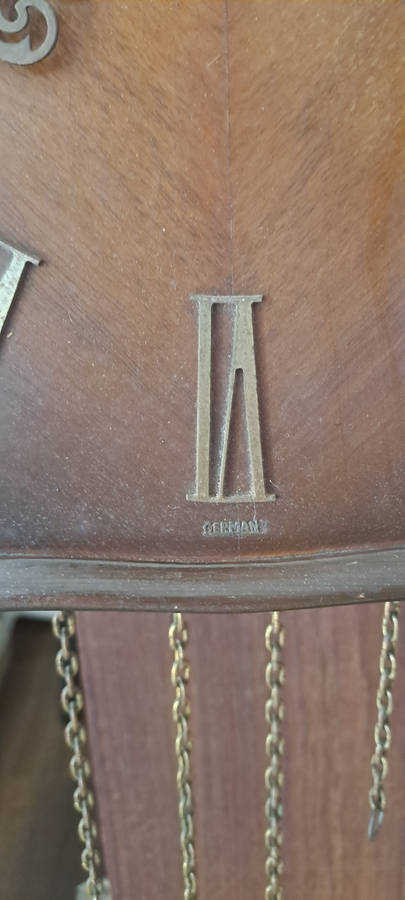 Vintage German wall clock