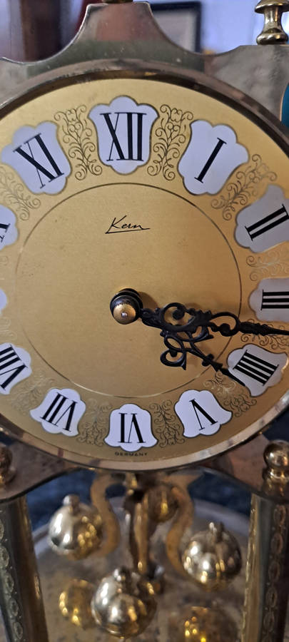 German Anniversary clock complete