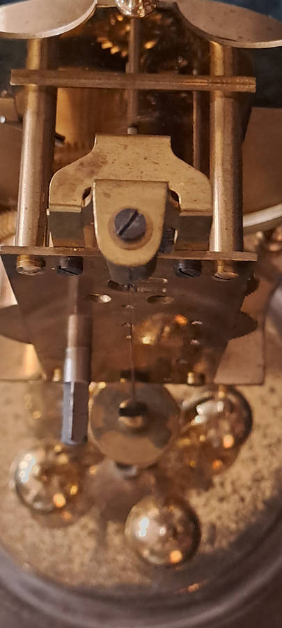 German Anniversary clock complete