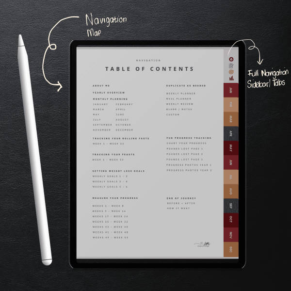 Weight Loss Tracker & Planner (Cotton Candy)