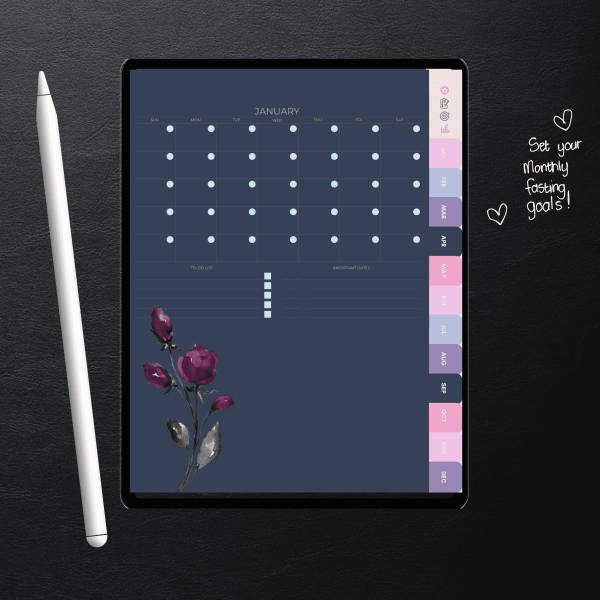 Weight Loss Tracker & Planner (Cotton Candy)
