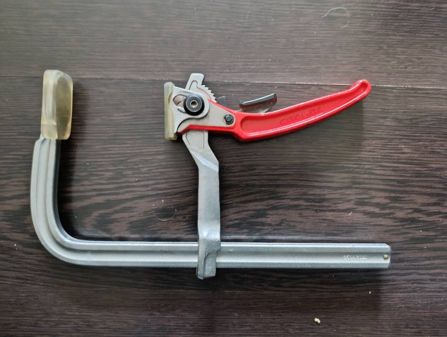 2x   Ratchet Type F-Clamp (120 x 250 MM)  and  (120 x 400 MM)