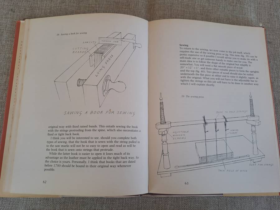 Binding and repairing books by hand - David Muir