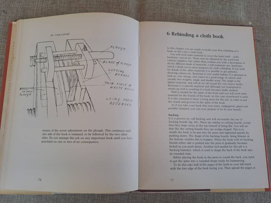 Binding and repairing books by hand - David Muir