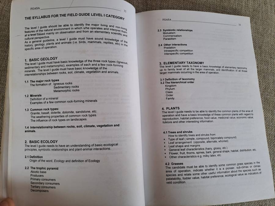 Nature and Field Guiding Books  set of 4 books