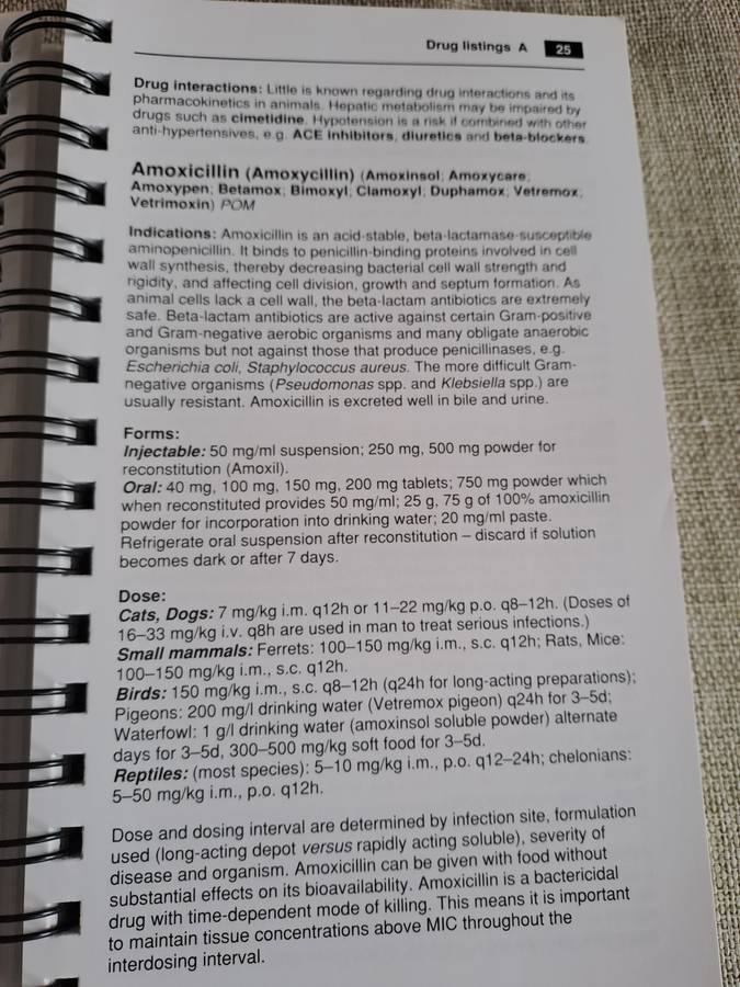 Small Animal Formulary  5th Edition