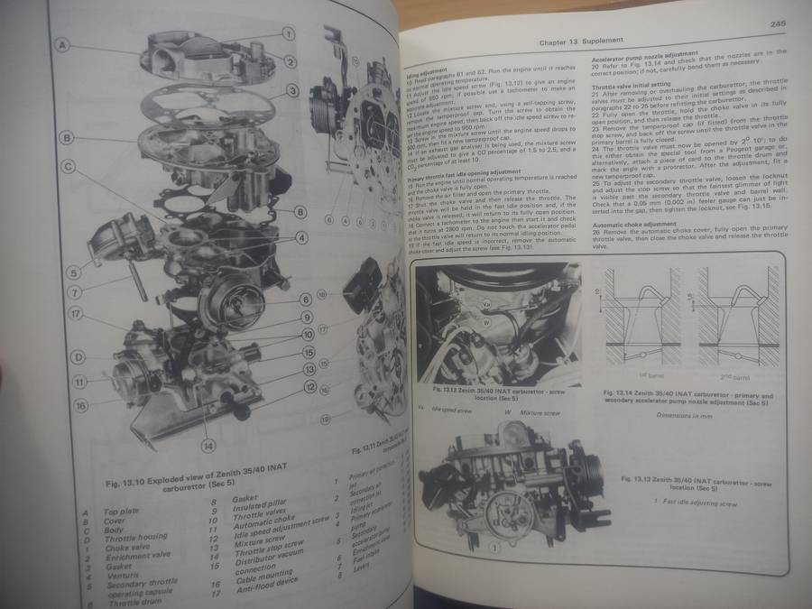 Peugeot 504 petrol - 1968 to 1982 all models - Owners Workshop Manual - Haynes