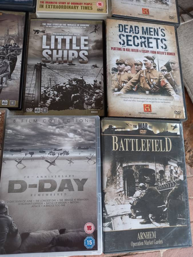 30 x WWII DVD's