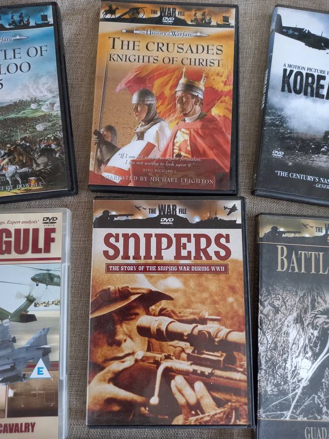 Military DVDs x 12