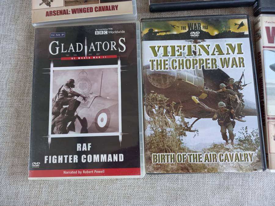 Military DVDs x 12