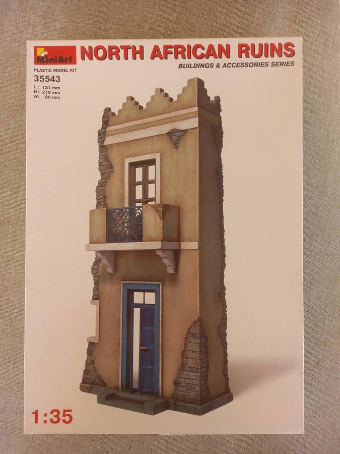 North African Ruins - buildings and accessories series - 1/35 scale - MiniArt