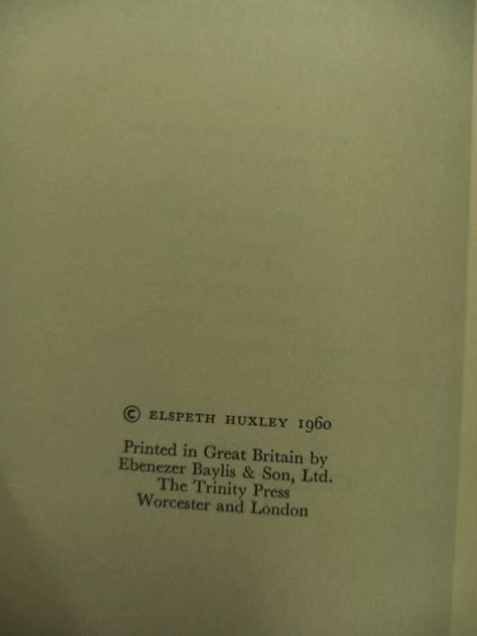 A New Earth - an experiment in colonialism - Elspeth Huxley