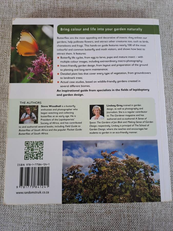 Gardening for Butterflies: Planning and Planting an insect-friendly garden in South Africa (Signed)