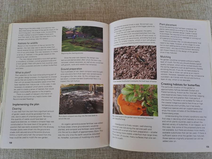 Gardening for Butterflies: Planning and Planting an insect-friendly garden in South Africa (Signed)