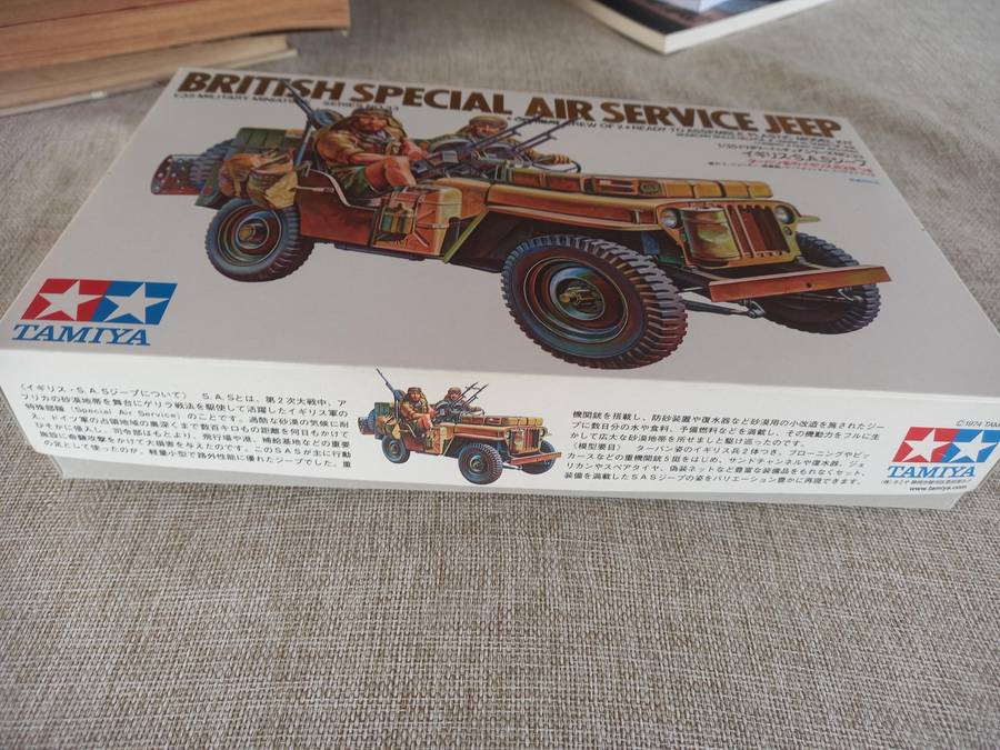 British Special Air Service Jeep - 1/35 miniature series no 33 - Tamiya