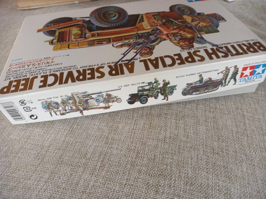 British Special Air Service Jeep - 1/35 miniature series no 33 - Tamiya