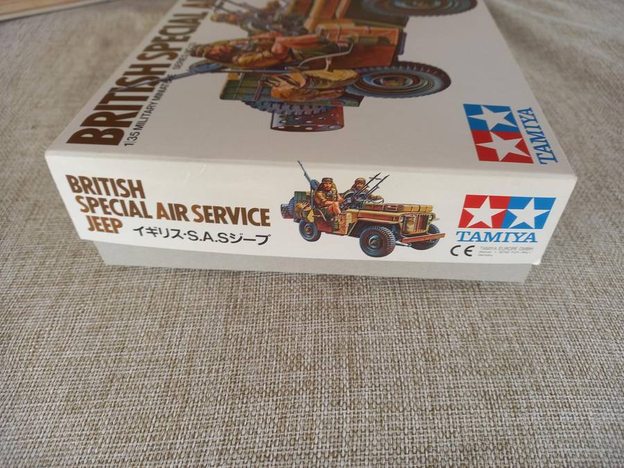 British Special Air Service Jeep - 1/35 miniature series no 33 - Tamiya
