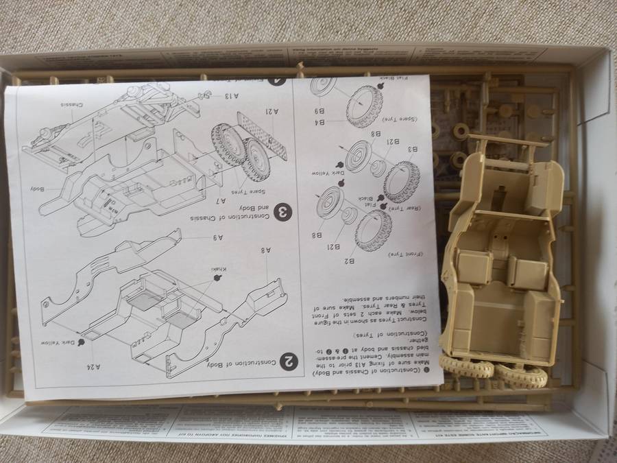British Special Air Service Jeep - 1/35 miniature series no 33 - Tamiya