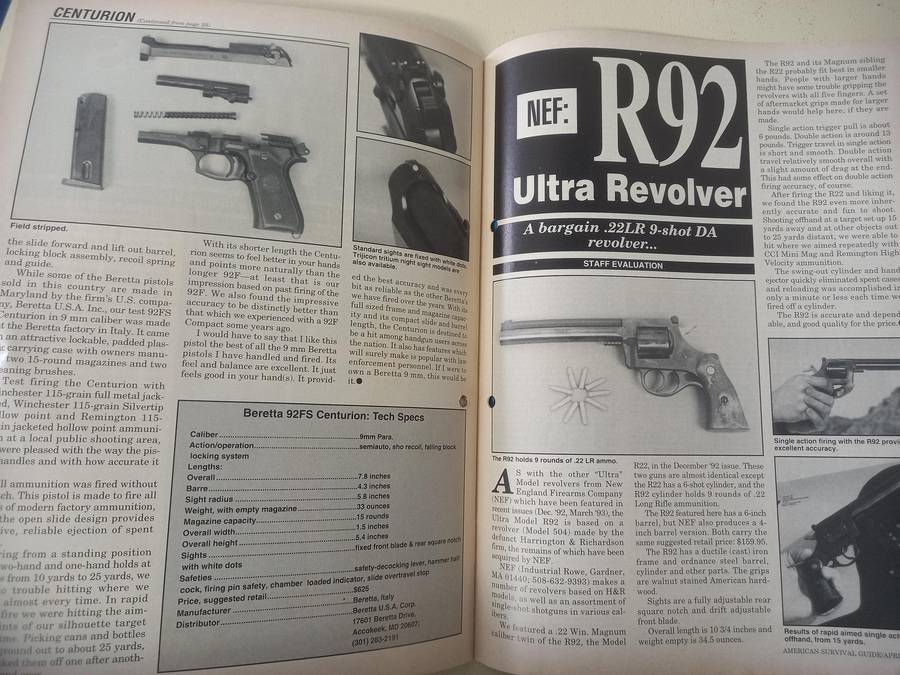 American Survival Guide - the magazine of self reliance - April 1993