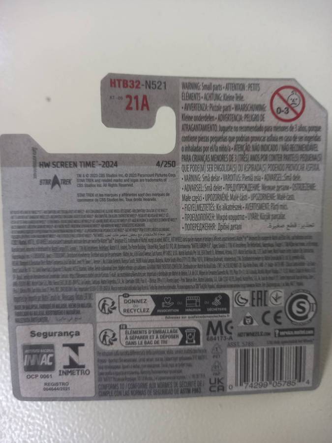 Star Trek - U.S.S. Enterprise NCC-1701 - Hot Wheels