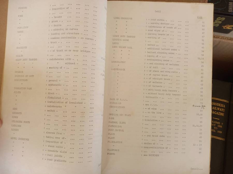 Rhodesia Railways - Permanent Way Handbook - 1972
