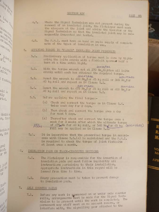 Rhodesia Railways - Permanent Way Handbook - 1972