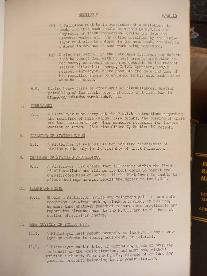 Rhodesia Railways - Permanent Way Handbook - 1972