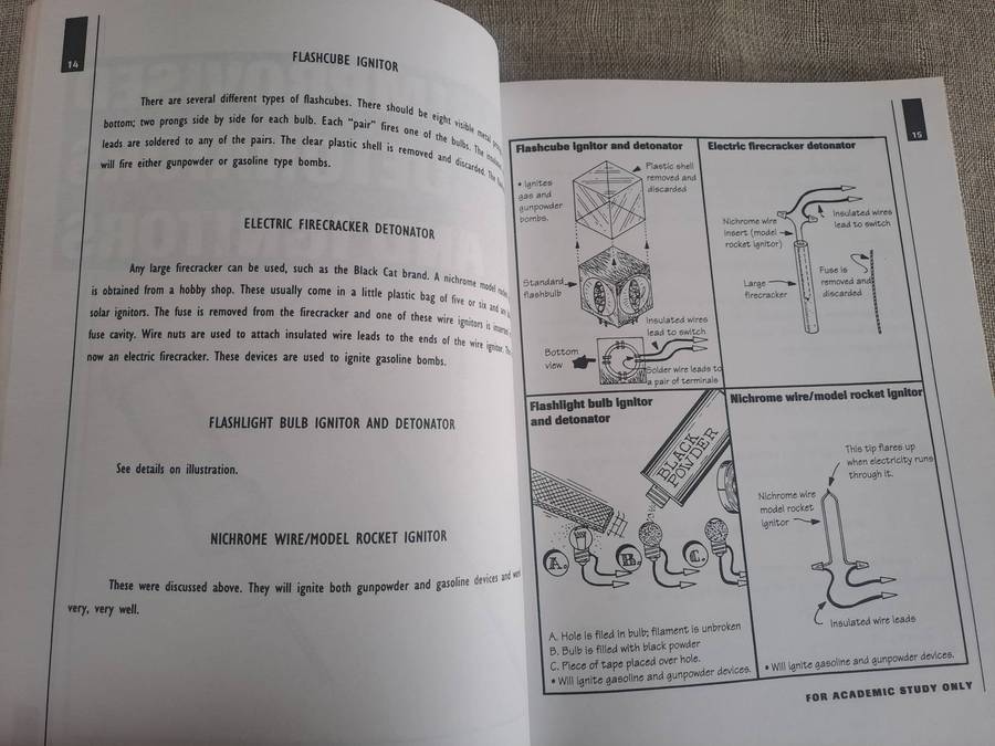 Pipe and Fire Bomb Designs: A Guide for Police Bomb Technicians