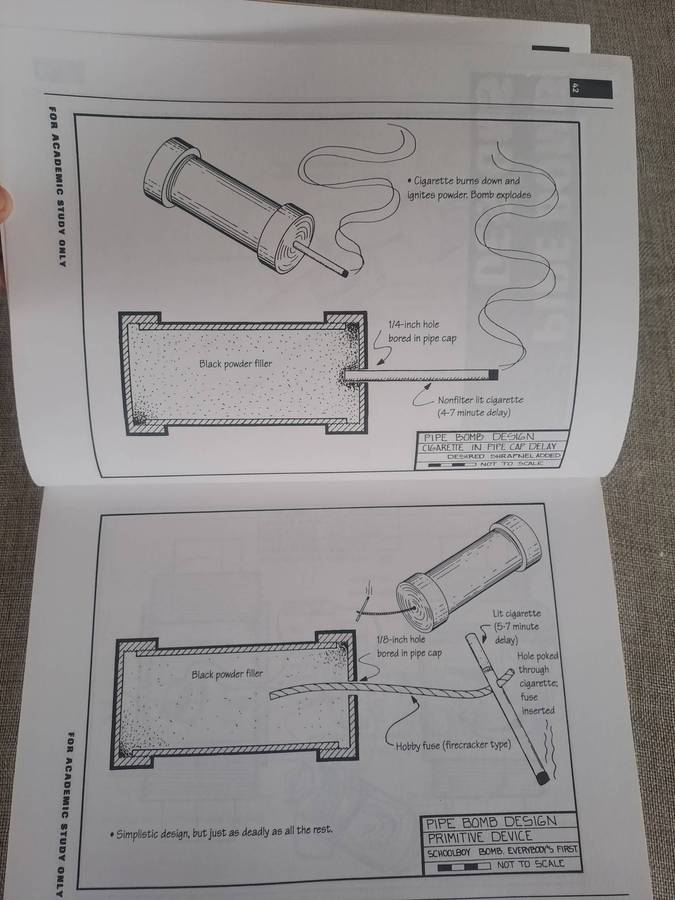 Pipe and Fire Bomb Designs: A Guide for Police Bomb Technicians