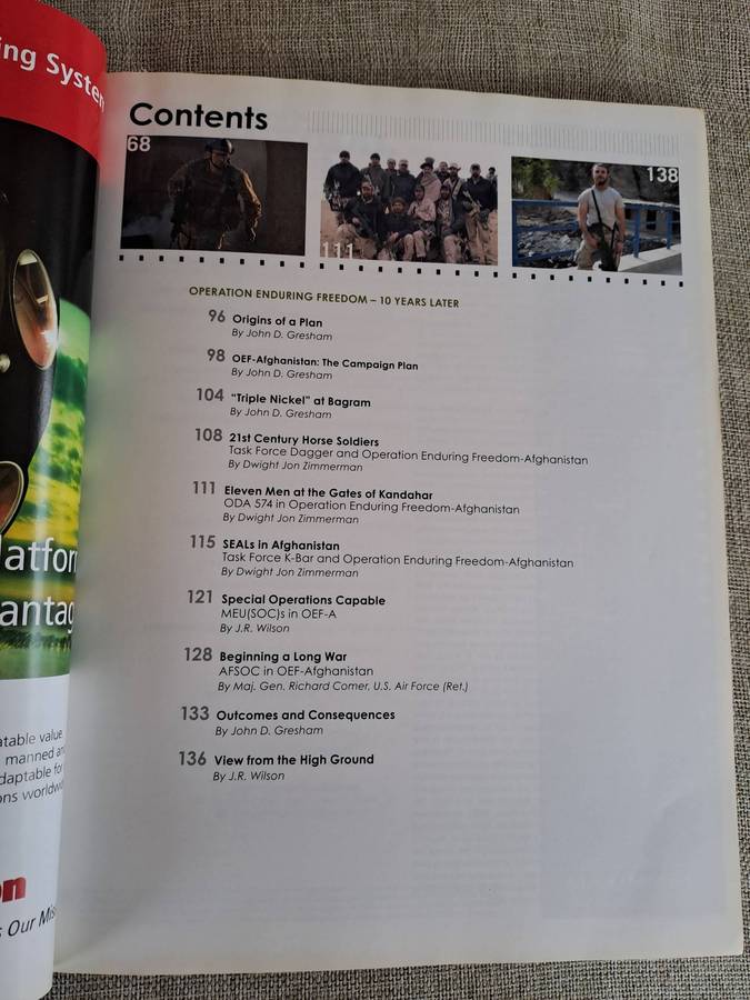 The Year in Special Operations:  2011-2012 Edition