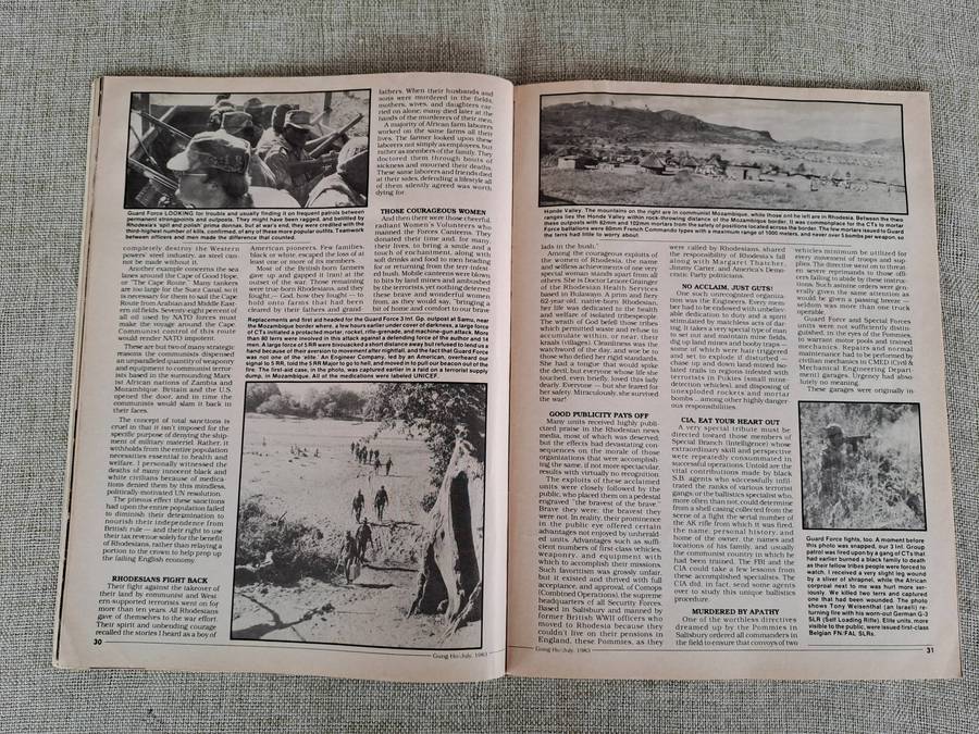 Gung-Ho: The Magazine for the International Military Man x 7 volumes