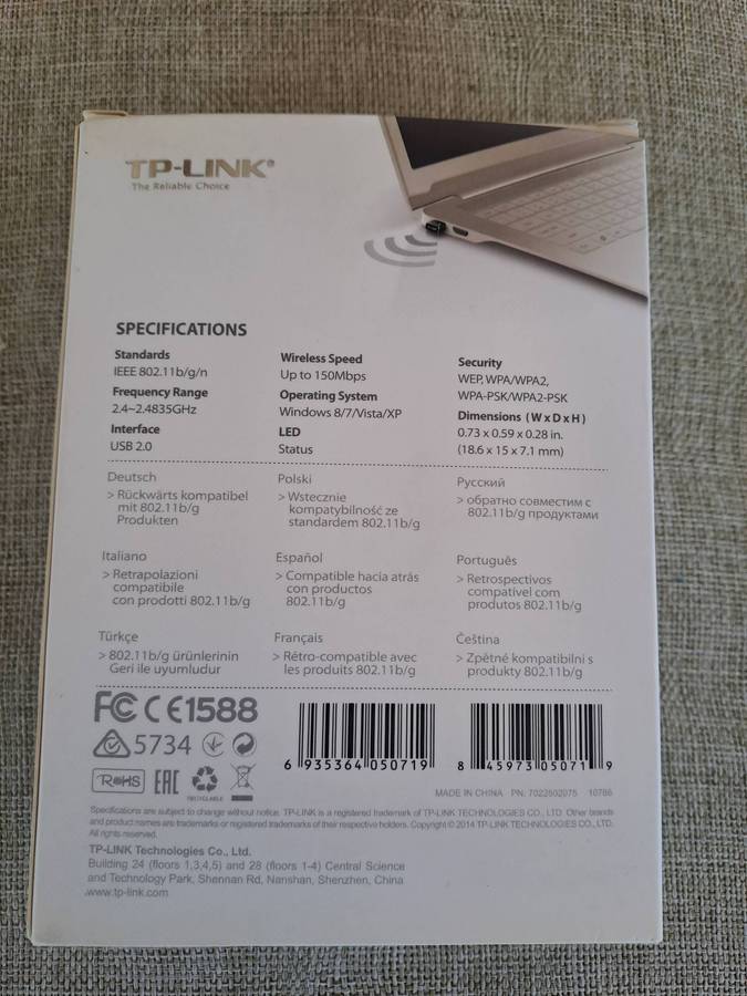 Wireless USB Adapters x 2 and TP-Link Nano USB Adapter