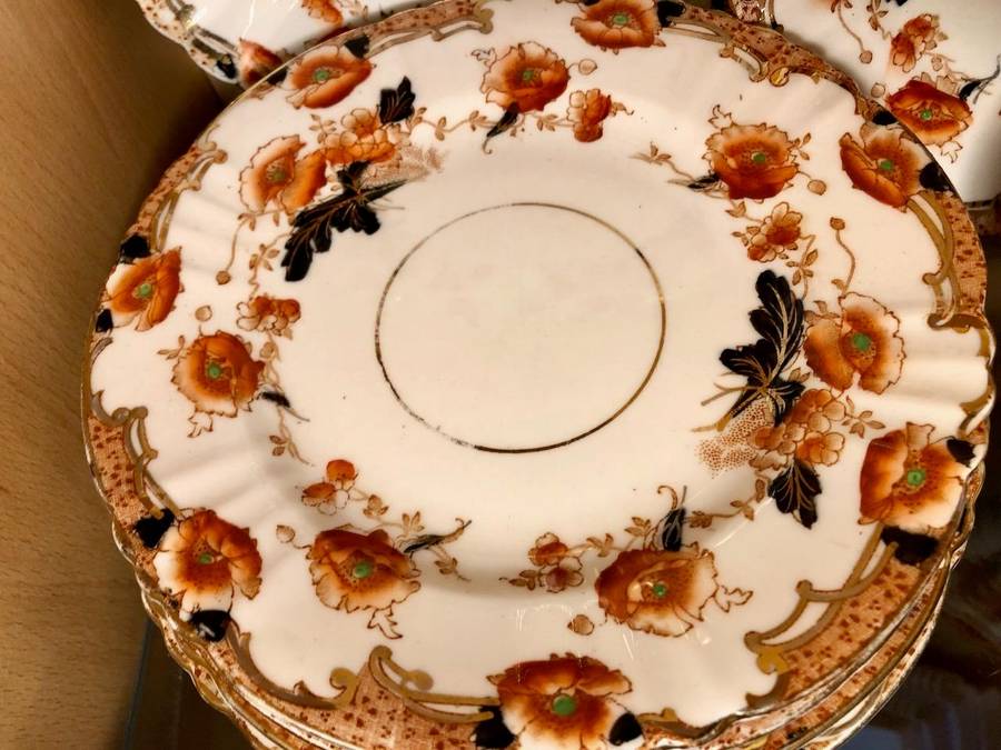 Antique 28 Piece Royal Albert Ena Tea Set - Crown China (c. 1905-1907)