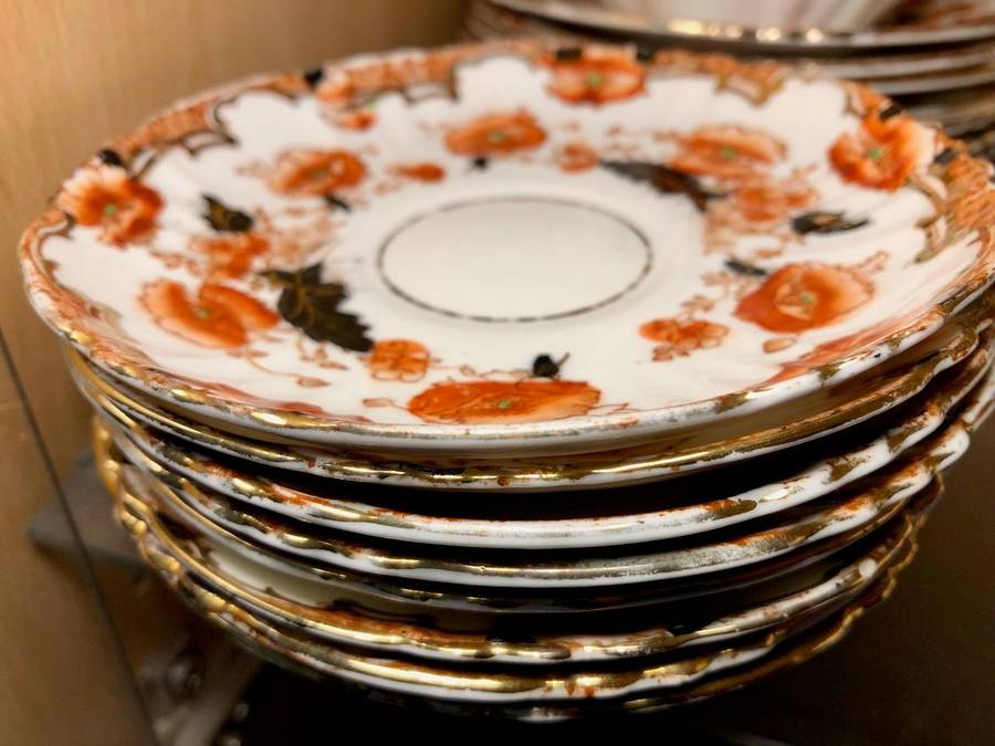 Antique 28 Piece Royal Albert Ena Tea Set - Crown China (c. 1905-1907)