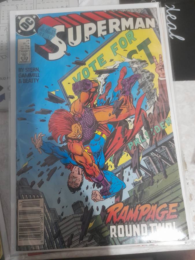 Superman Rampage  - DC Comic book 1987