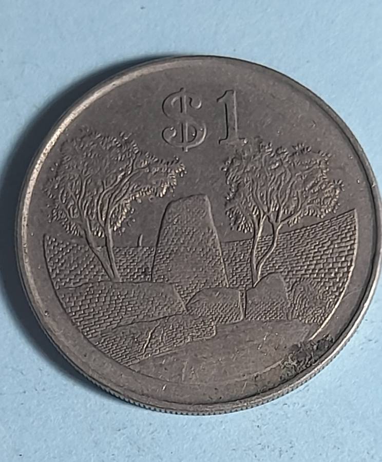Zimbabwe 1 dollar coin