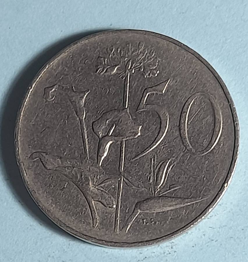 South Africa 50c coin