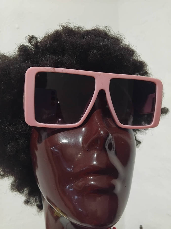 Retro Light Pink Sunglasses