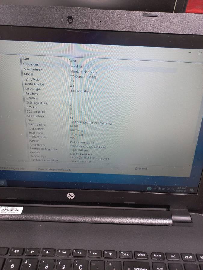 HP 255 G5 64 bit Notebook