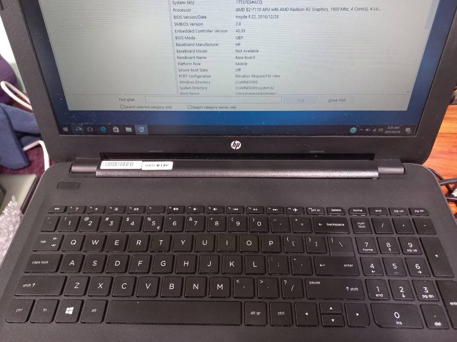 HP 255 G5 64 bit Notebook