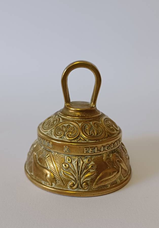 two small brass bells